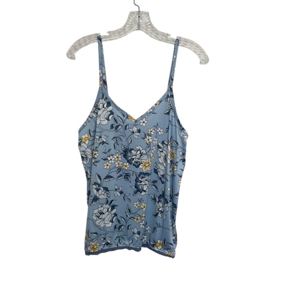 Nanette‎ Lepore Spaghetti Strap Cami Top Womens Medium Blue Baby Doll Fairy